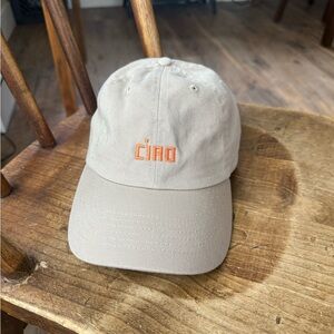 Clare V “ciao” dad hat